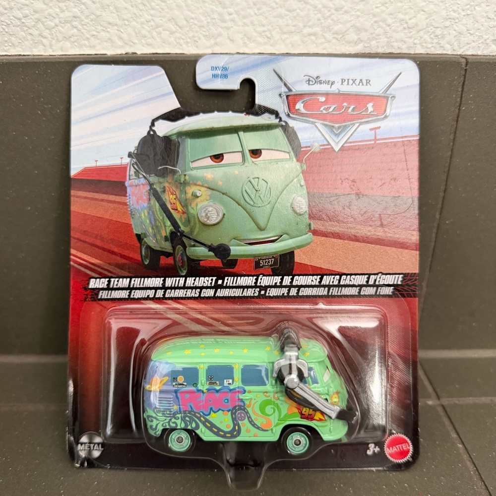 Cars 2 Filmore with Headset- Disney Pixar Die Cast Cars 2026 release